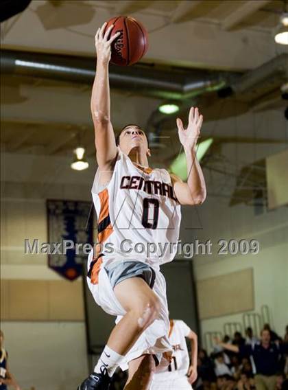 Thumbnail 2 in Turlock vs. Central (Modesto Christian Holiday Hoops)  photogallery.