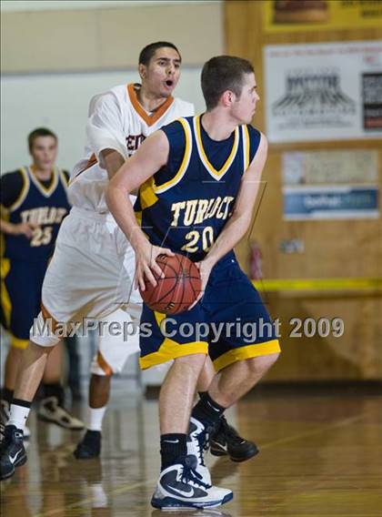 Thumbnail 1 in Turlock vs. Central (Modesto Christian Holiday Hoops)  photogallery.