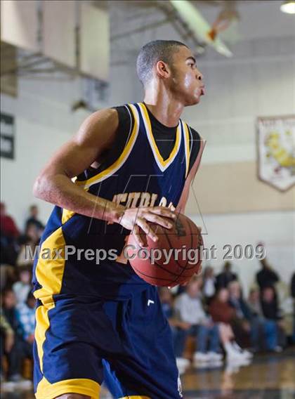 Thumbnail 1 in Turlock vs. Central (Modesto Christian Holiday Hoops)  photogallery.
