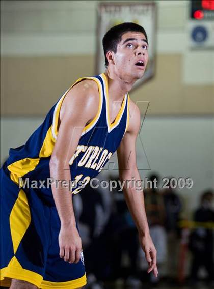 Thumbnail 2 in Turlock vs. Central (Modesto Christian Holiday Hoops)  photogallery.