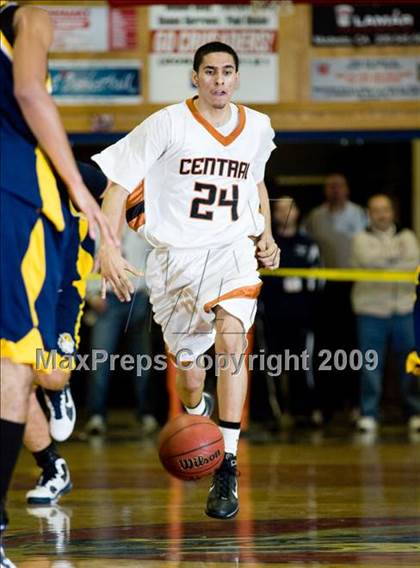 Thumbnail 3 in Turlock vs. Central (Modesto Christian Holiday Hoops)  photogallery.