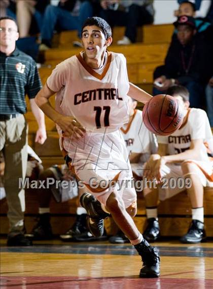 Thumbnail 2 in Turlock vs. Central (Modesto Christian Holiday Hoops)  photogallery.
