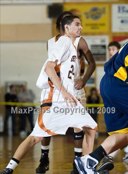 Thumbnail 3 in Turlock vs. Central (Modesto Christian Holiday Hoops)  photogallery.