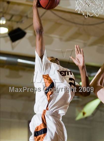 Thumbnail 2 in Turlock vs. Central (Modesto Christian Holiday Hoops)  photogallery.