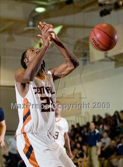 Thumbnail 2 in Turlock vs. Central (Modesto Christian Holiday Hoops)  photogallery.