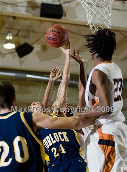 Thumbnail 1 in Turlock vs. Central (Modesto Christian Holiday Hoops)  photogallery.
