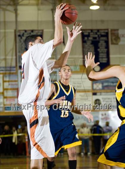 Thumbnail 2 in Turlock vs. Central (Modesto Christian Holiday Hoops)  photogallery.