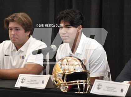 Thumbnail 1 in Trinity League Football Media Day - Santa Margarita photogallery.