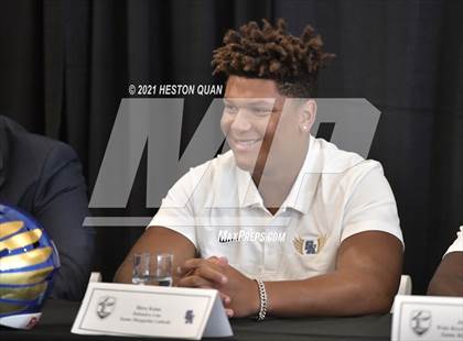 Thumbnail 1 in Trinity League Football Media Day - Santa Margarita photogallery.