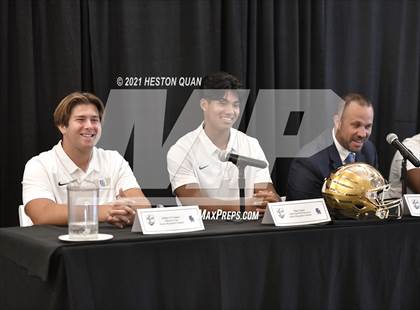 Thumbnail 3 in Trinity League Football Media Day - Santa Margarita photogallery.