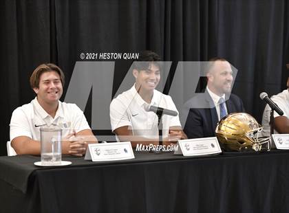 Thumbnail 2 in Trinity League Football Media Day - Santa Margarita photogallery.