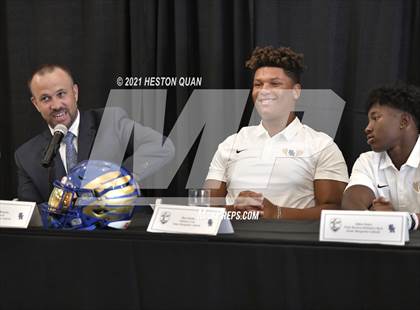 Thumbnail 1 in Trinity League Football Media Day - Santa Margarita photogallery.