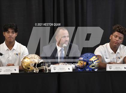 Thumbnail 3 in Trinity League Football Media Day - Santa Margarita photogallery.