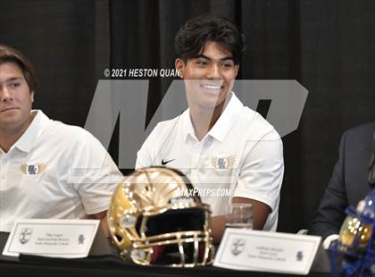 Thumbnail 1 in Trinity League Football Media Day - Santa Margarita photogallery.