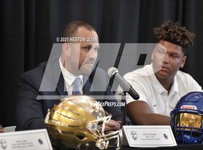 Thumbnail 2 in Trinity League Football Media Day - Santa Margarita photogallery.