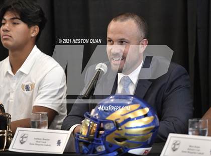 Thumbnail 3 in Trinity League Football Media Day - Santa Margarita photogallery.
