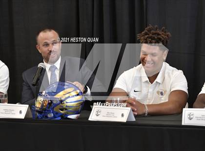 Thumbnail 1 in Trinity League Football Media Day - Santa Margarita photogallery.