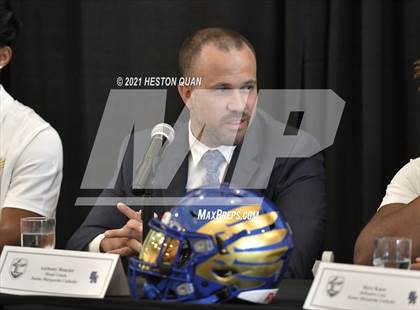 Thumbnail 2 in Trinity League Football Media Day - Santa Margarita photogallery.