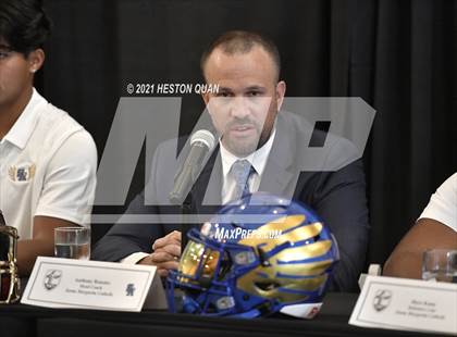 Thumbnail 3 in Trinity League Football Media Day - Santa Margarita photogallery.