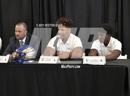 Thumbnail 1 in Trinity League Football Media Day - Santa Margarita photogallery.