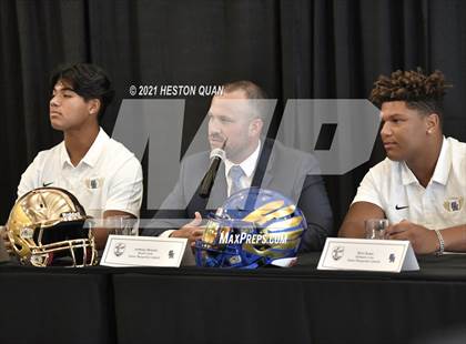 Thumbnail 3 in Trinity League Football Media Day - Santa Margarita photogallery.
