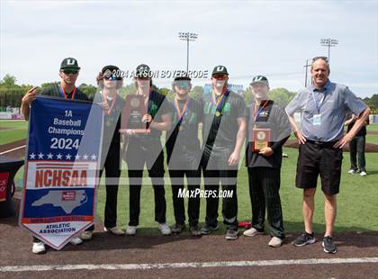 Thumbnail 1 in Uwharrie Charter vs Northside - Pinetown (NCSHAA 1A Championship) photogallery.
