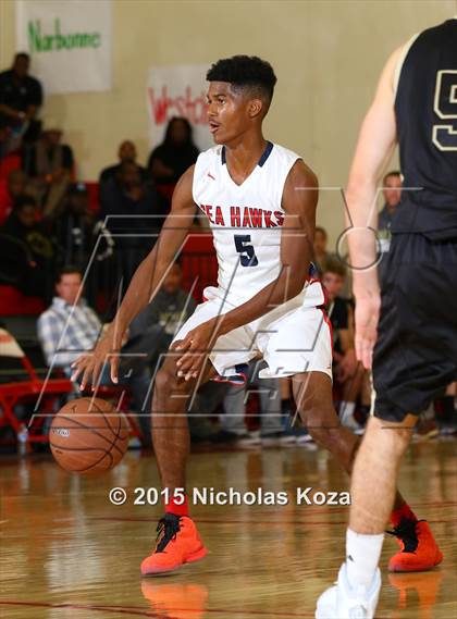 Thumbnail 3 in Oak Park vs. Redondo Union (Pacific Shores Tournament) photogallery.