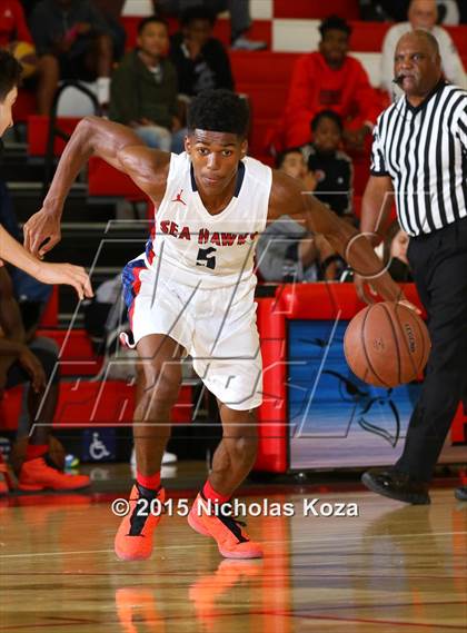 Thumbnail 1 in Oak Park vs. Redondo Union (Pacific Shores Tournament) photogallery.