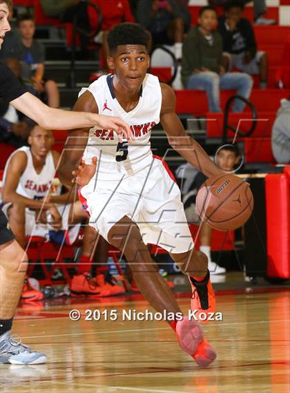 Thumbnail 3 in Oak Park vs. Redondo Union (Pacific Shores Tournament) photogallery.