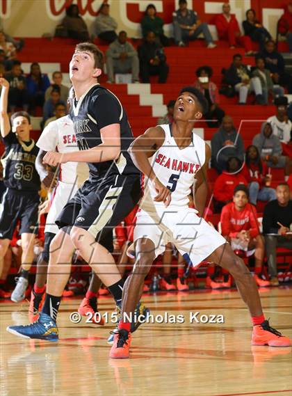 Thumbnail 2 in Oak Park vs. Redondo Union (Pacific Shores Tournament) photogallery.