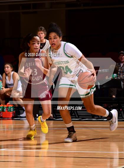 Thumbnail 3 in Albertus Magnus vs. Irvington (Slam Dunk Tournament) photogallery.