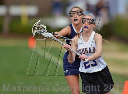 Thumbnail 2 in Merion Mercy Academy vs Downingtown East (Checking for Cancer Classic) photogallery.