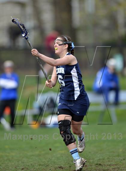Thumbnail 3 in Merion Mercy Academy vs Downingtown East (Checking for Cancer Classic) photogallery.