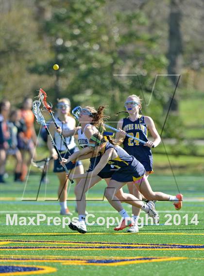 Thumbnail 2 in Academy-Notre Dame De Namur vs Merion Mercy Academy (Checking for Cancer Invitational) photogallery.