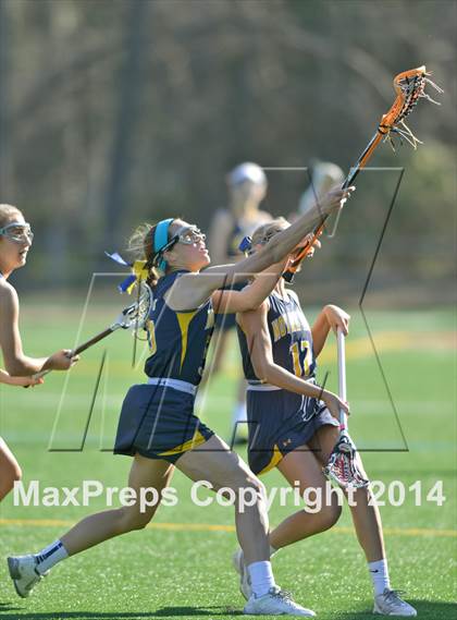 Thumbnail 1 in Academy-Notre Dame De Namur vs Merion Mercy Academy (Checking for Cancer Invitational) photogallery.