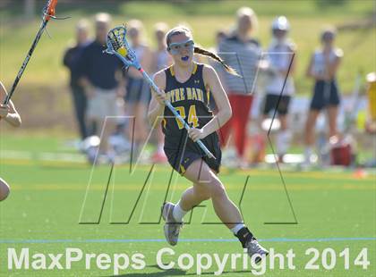 Thumbnail 3 in Academy-Notre Dame De Namur vs Merion Mercy Academy (Checking for Cancer Invitational) photogallery.