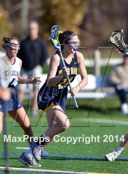 Thumbnail 1 in Academy-Notre Dame De Namur vs Merion Mercy Academy (Checking for Cancer Invitational) photogallery.