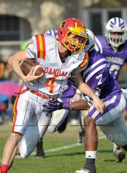 Thumbnail 3 in Oakdale @ Sacramento (CIF SJS D3 Playoffs) photogallery.