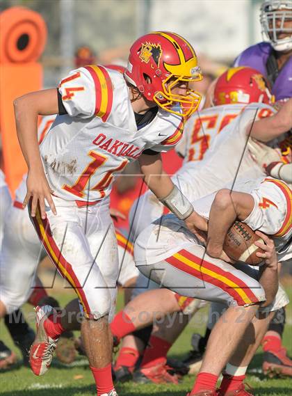 Thumbnail 3 in Oakdale @ Sacramento (CIF SJS D3 Playoffs) photogallery.
