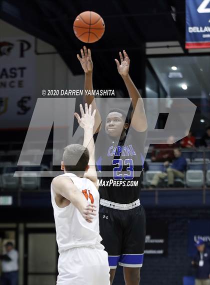 Thumbnail 2 in Capital Christian vs. Poly (MaxPreps MLK Classic) photogallery.