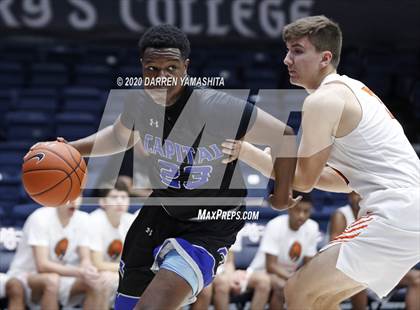 Thumbnail 3 in Capital Christian vs. Poly (MaxPreps MLK Classic) photogallery.