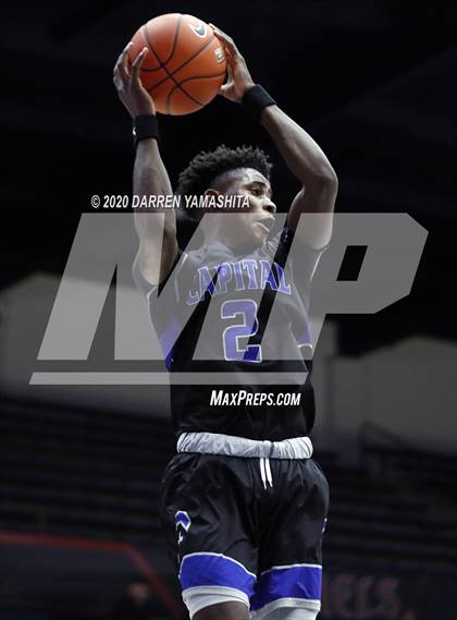 Thumbnail 3 in Capital Christian vs. Poly (MaxPreps MLK Classic) photogallery.