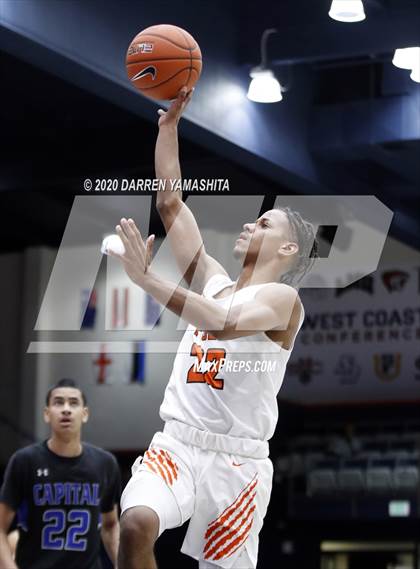Thumbnail 2 in Capital Christian vs. Poly (MaxPreps MLK Classic) photogallery.