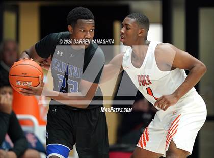 Thumbnail 1 in Capital Christian vs. Poly (MaxPreps MLK Classic) photogallery.