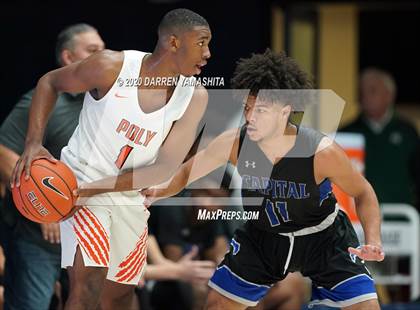 Thumbnail 1 in Capital Christian vs. Poly (MaxPreps MLK Classic) photogallery.
