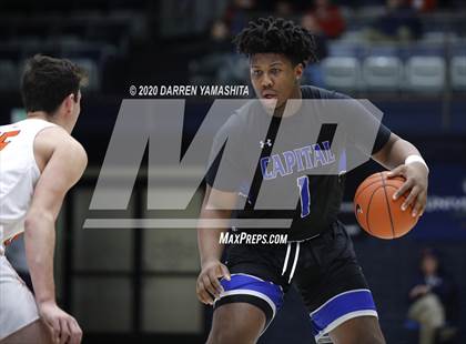 Thumbnail 3 in Capital Christian vs. Poly (MaxPreps MLK Classic) photogallery.