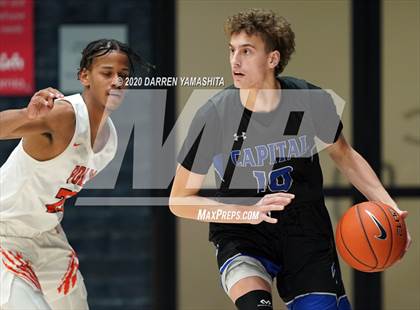Thumbnail 2 in Capital Christian vs. Poly (MaxPreps MLK Classic) photogallery.
