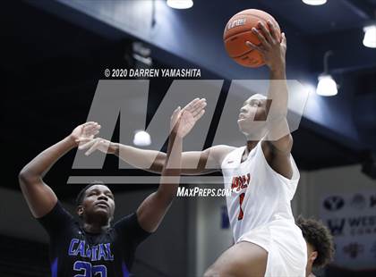 Thumbnail 1 in Capital Christian vs. Poly (MaxPreps MLK Classic) photogallery.