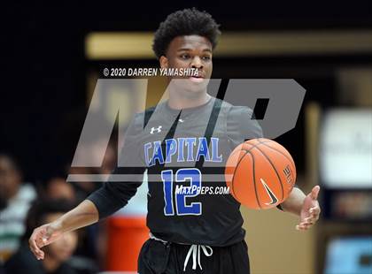Thumbnail 2 in Capital Christian vs. Poly (MaxPreps MLK Classic) photogallery.