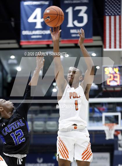 Thumbnail 1 in Capital Christian vs. Poly (MaxPreps MLK Classic) photogallery.